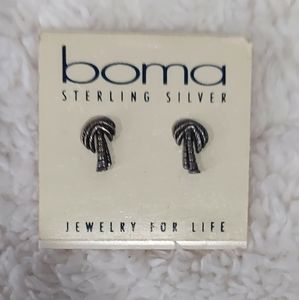 Boma Sterling Silver Palm Tree Studs